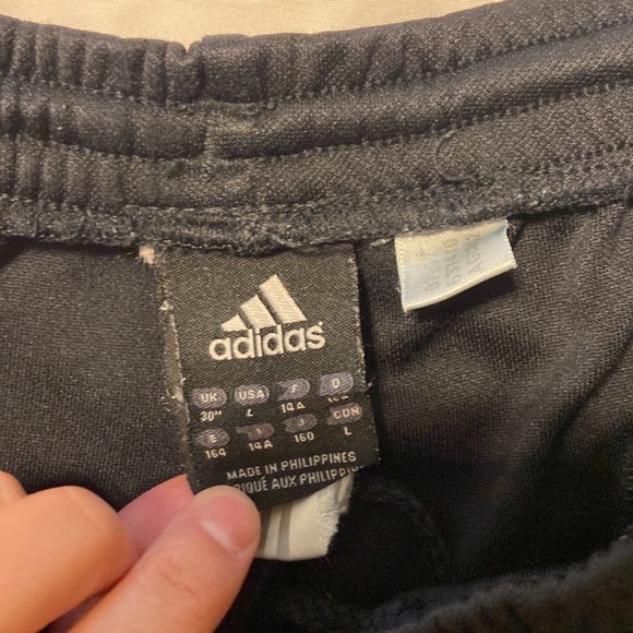 Black Adidas boys Climalite pants with pockets. Size Large ⬇️sale⬇️ - Picture 5 of 6